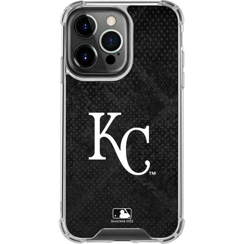 MLB Kansas City Royals Dark Wash iPhone 16 Pro Clear Case